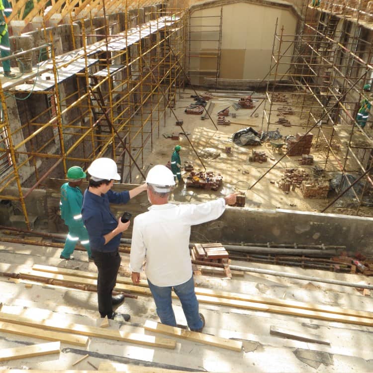 workers at a construction site